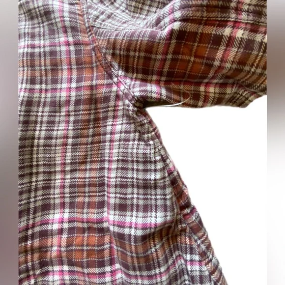 We the Free Plaid Two Tone Layered Flannel size Medium - Picture 12 of 14